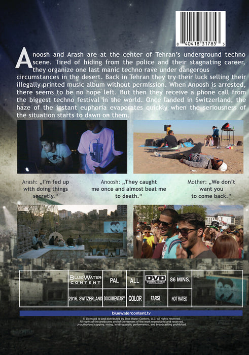 Raving Iran (MOD) (DVD Movie) - back cover art