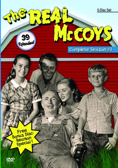 Real McCoys Season 3 (MOD) (DVD Movie) - movie cover art