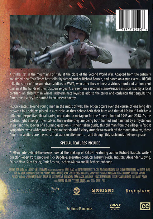 Recon (MOD) (DVD Movie) - back cover art