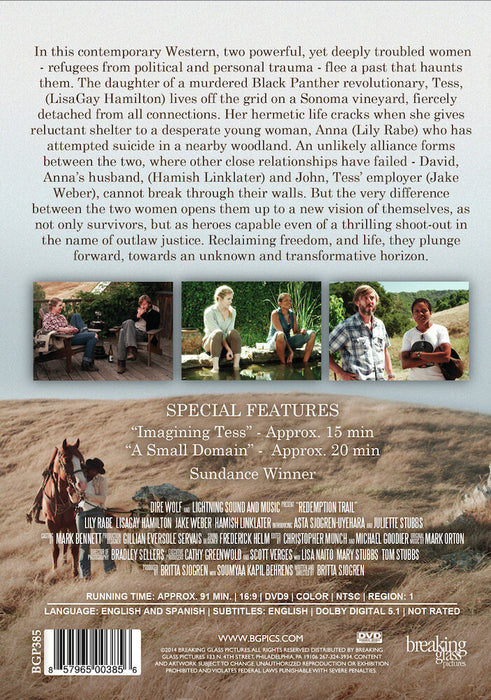 Redemption Trail (MOD) (DVD Movie) - back cover art
