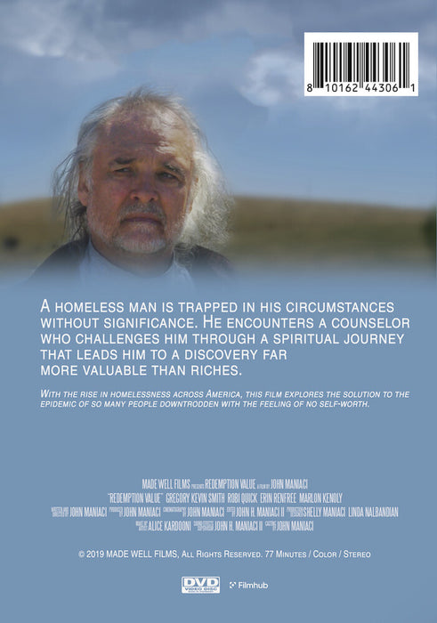 Redemption Value (MOD) (DVD Movie) - back cover art