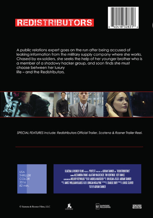 Redistributors (MOD) (DVD Movie) - back cover art
