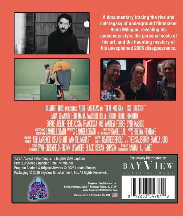 Remi Milligan: Lost Director (MOD) (BluRay MOVIE) image 2