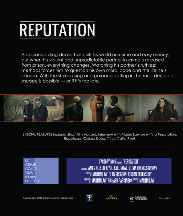 Reputation (MOD) (BluRay Movie) - back cover art