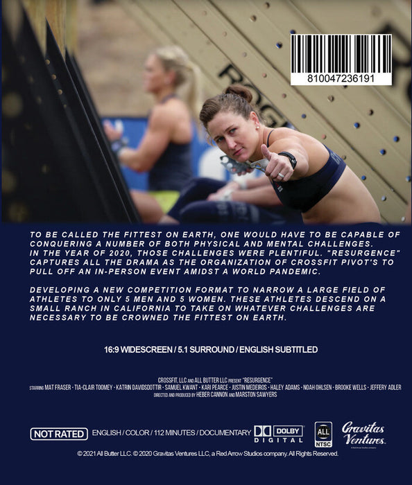 Resurgence (MOD) (BluRay Movie) - back cover art