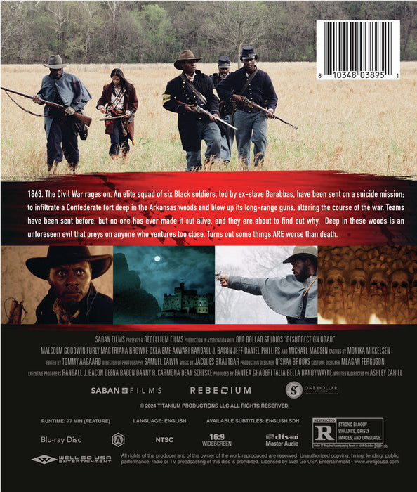 Resurrection Road (MOD) (BluRay Movie) - back cover art