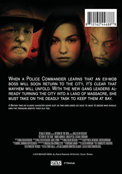 Return of The Don (MOD) (DVD Movie) - back cover art