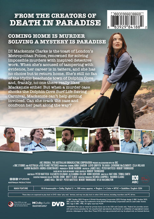 Return to Paradise: Season One (MOD) (DVD Movie) - back cover art