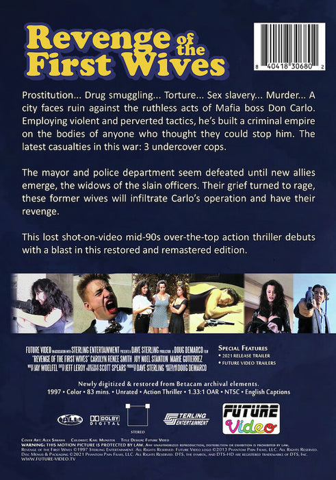 Revenge of the First Wives (MOD) (DVD Movie) - back cover art
