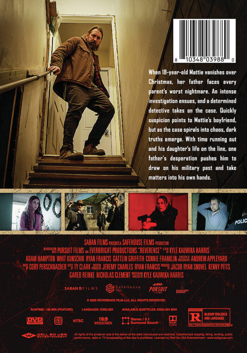 Reverence (MOD) (DVD Movie) - back cover art