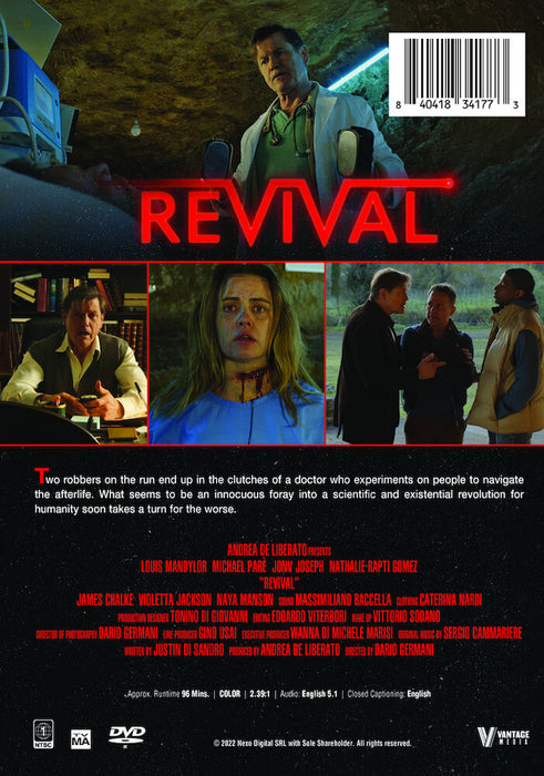 Revival (MOD) (DVD Movie) - back cover art