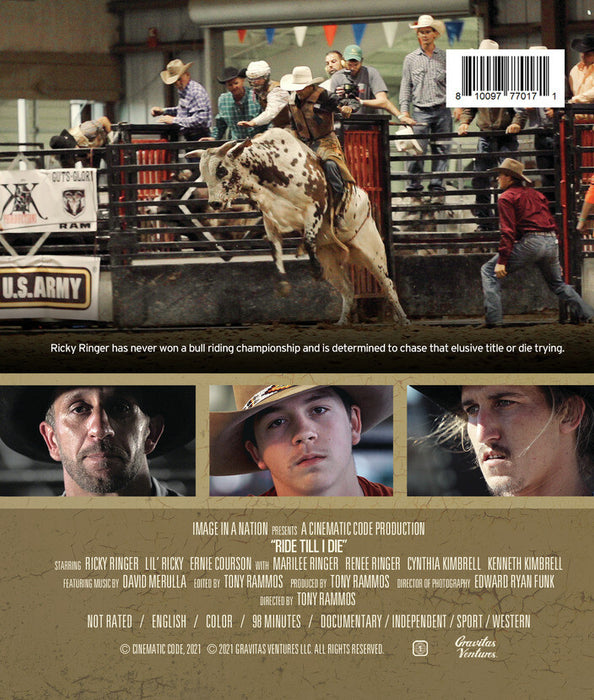 Ride Till I Die (MOD) (BluRay Movie) - back cover art
