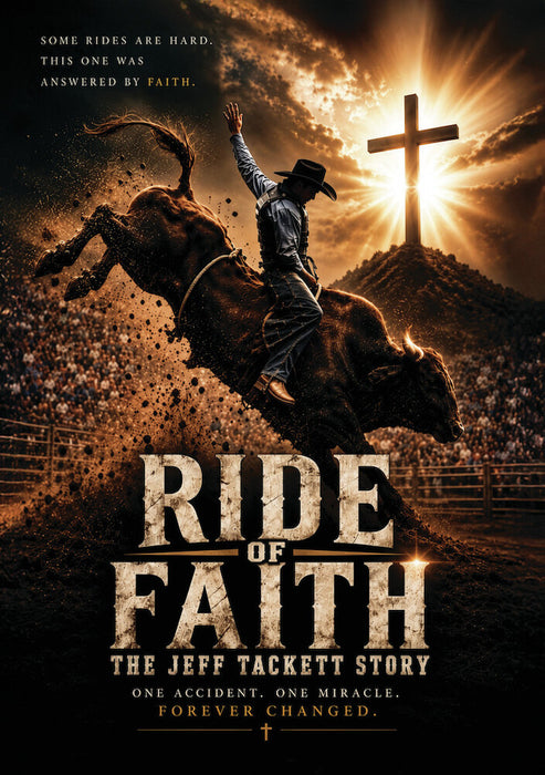 Ride of Faith: The Jeff Tackett Story (MOD) (DVD Movie) - movie cover art