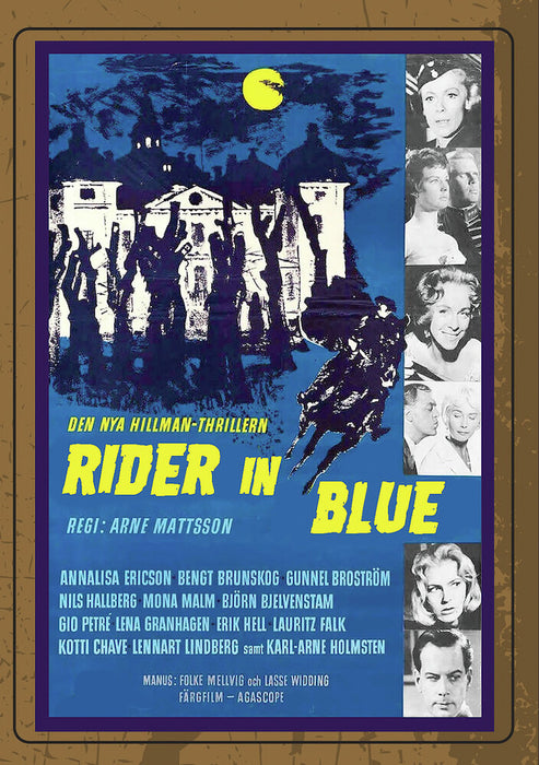 Rider in Blue Anamorphic Widescreen (MOD) (BluRay Movie) - movie cover art
