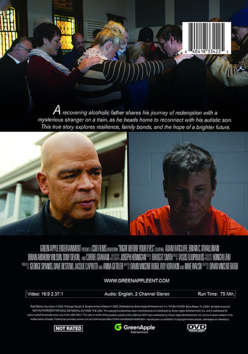 Right Before Your Eyes (MOD) (DVD Movie) - back cover art