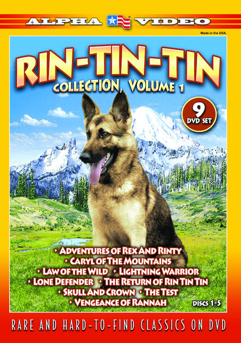 Rin Tin Tin Collection, Volume 1 (MOD) (DVD Movie) - movie cover art