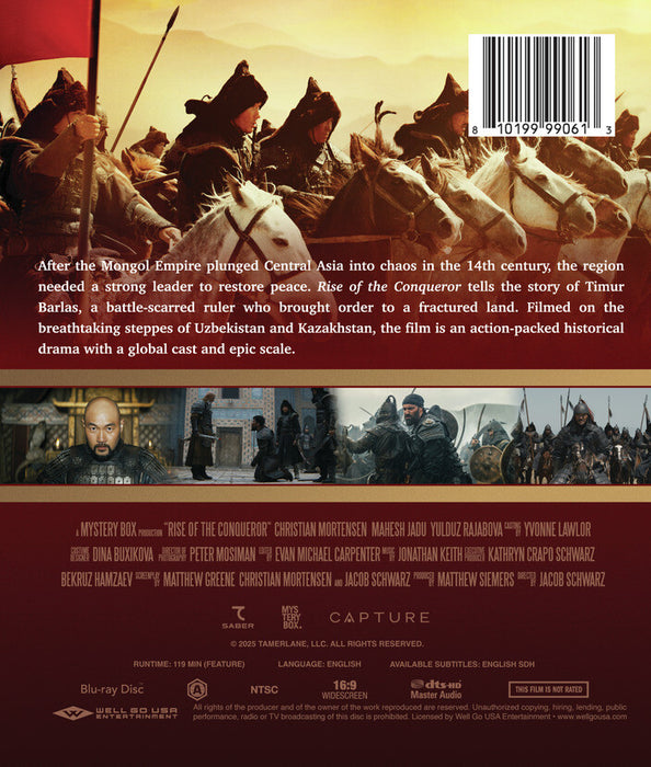 Rise of the Conqueror (MOD) (BluRay Movie) - back cover art