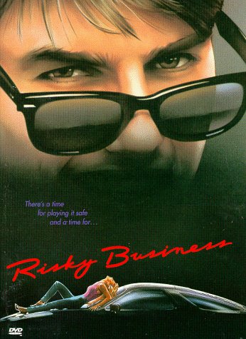 Risky Business DVD - movie cover art