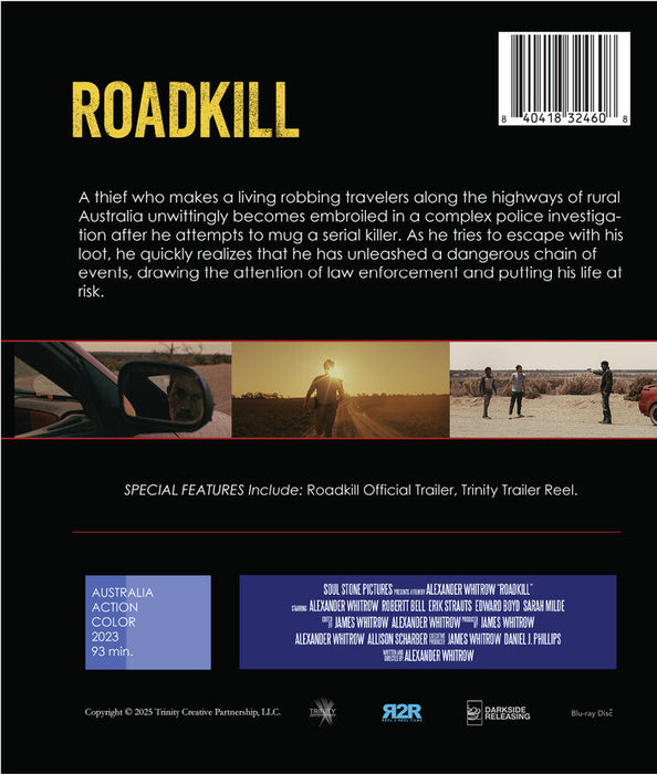 Roadkill (MOD) (BluRay Movie) - back cover art