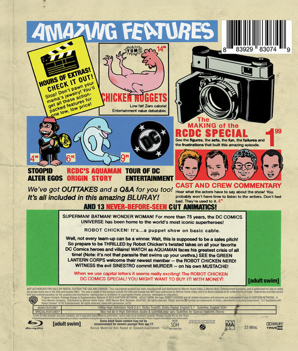 Robot Chicken: DC Special (MOD) (BluRay MOVIE) image 2