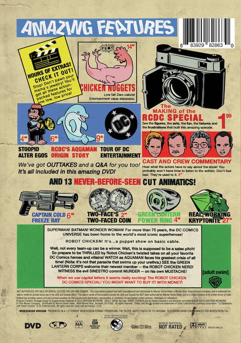 Robot Chicken: DC Special (MOD) (DVD MOVIE) image 2