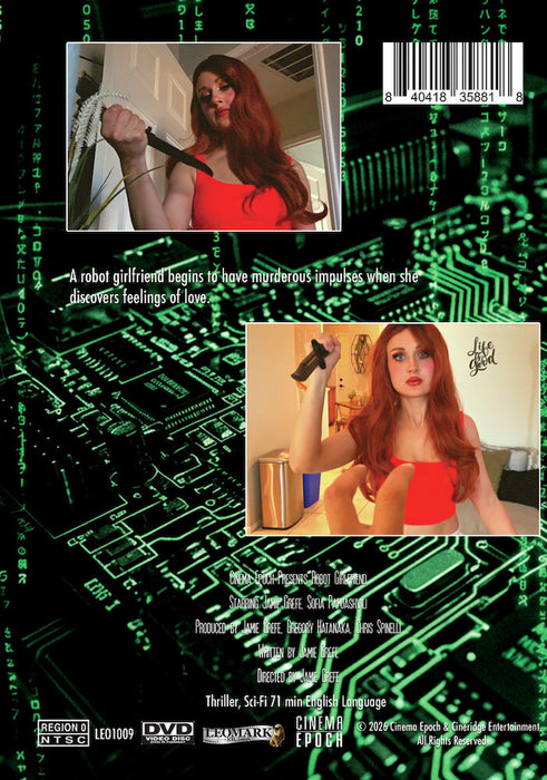 Robot Girlfriend (MOD) (DVD Movie) - back cover art