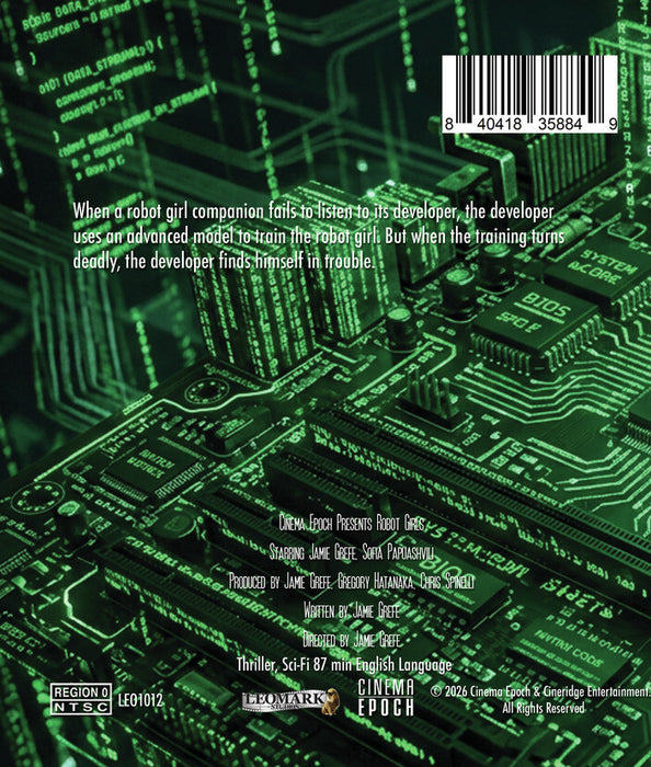 Robot Girls (MOD) (BluRay Movie) - back cover art