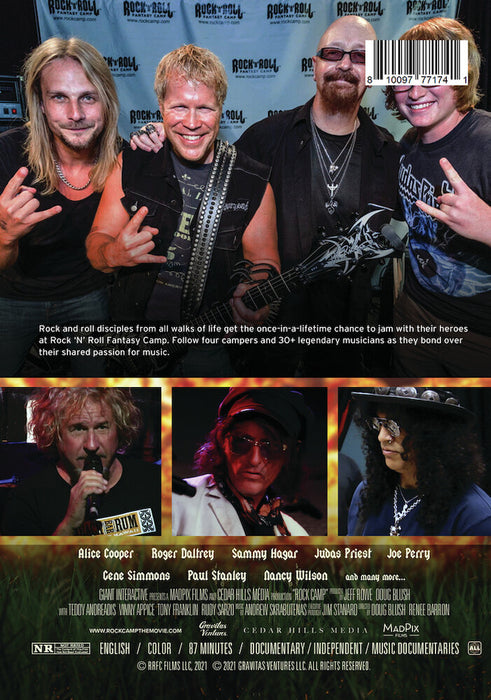 Rock Camp (MOD) (DVD Movie) - back cover art