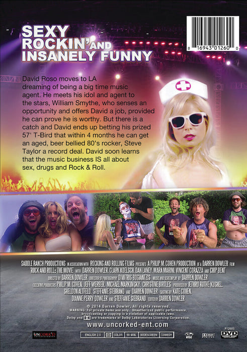 Rock and Roll: The Movie (MOD) (DVD Movie) - back cover art