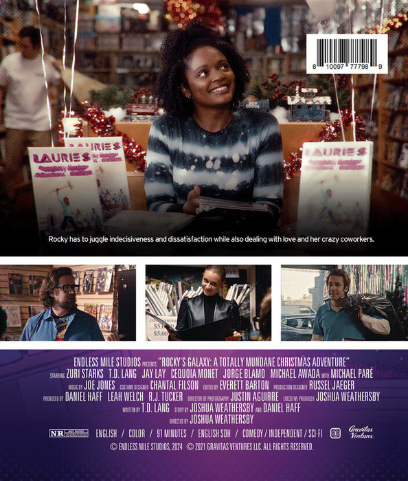 Rocky's Galaxy: A Totally Mundane Christmas Adventure (MOD) (BluRay Movie) - back cover art