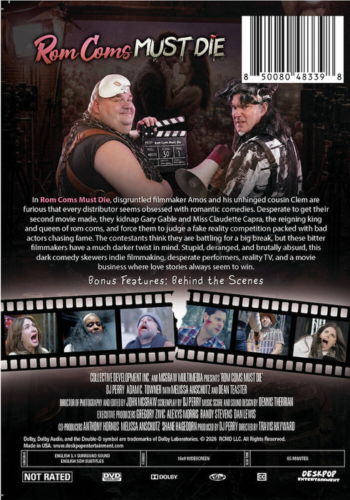 Rom Coms Must Die (MOD) (DVD Movie) - back cover art