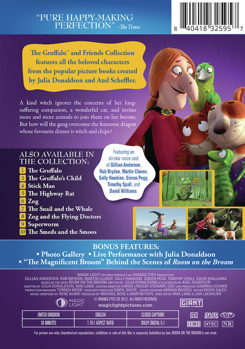 Room on the Broom (MOD) (DVD Movie) - back cover art