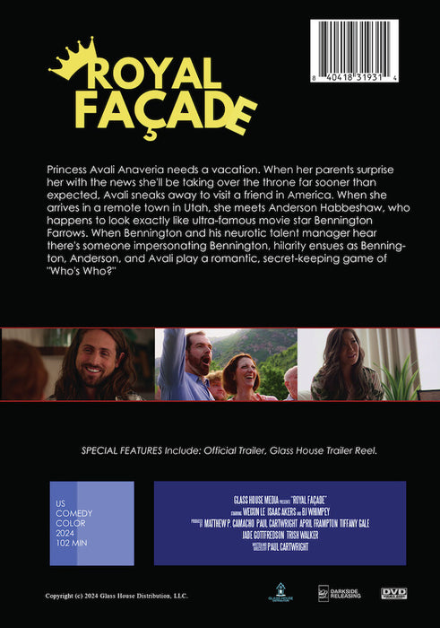 Royal Facade (MOD) (DVD Movie) - back cover art