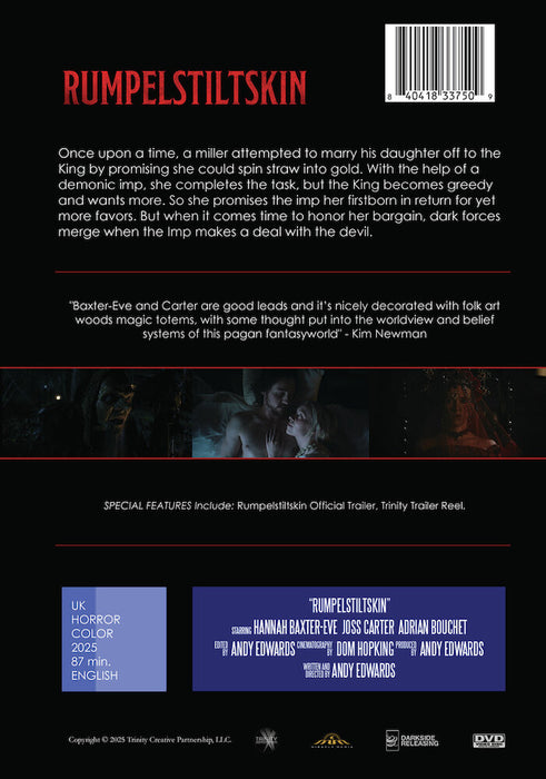 Rumpelstiltskin (MOD) (DVD Movie) - back cover art