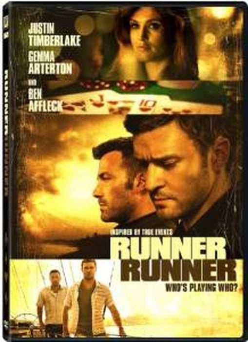 Runner Runner DVD - movie cover art
