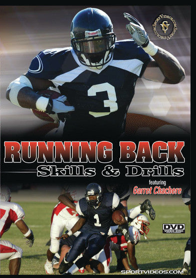 Running Back Skills and Drills (MOD) (DVD Movie) - movie cover art