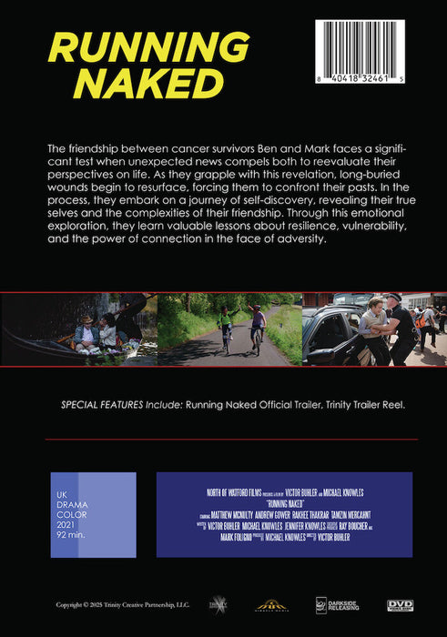 Running Naked (MOD) (DVD Movie) - back cover art