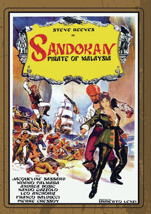 SANDOKAN, PIRATE OF MALAYSIA (MOD) (DVD Movie) - movie cover art