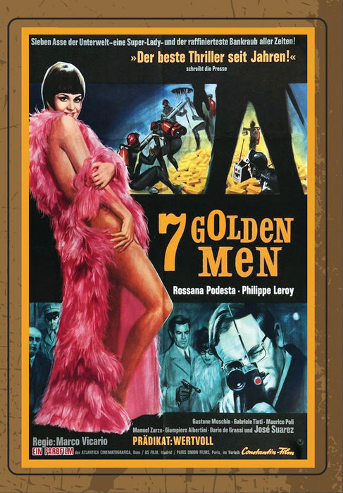 SEVEN GOLDEN MEN Anamorphic Widescreen Edition (MOD) (DVD Movie) - movie cover art