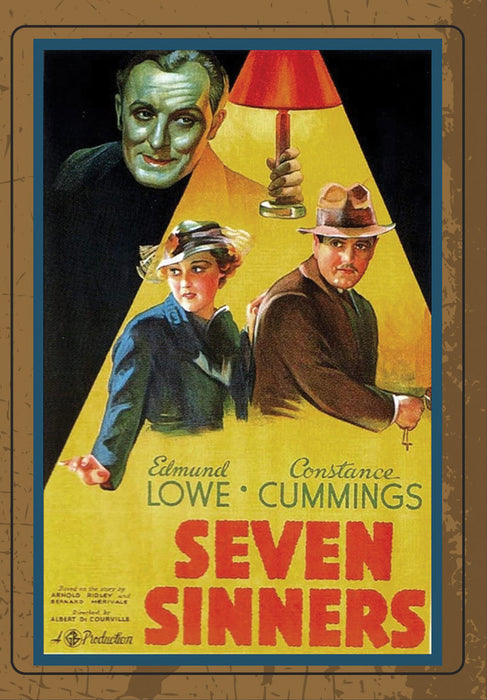 SEVEN SINNERS (MOD) (DVD Movie) - movie cover art