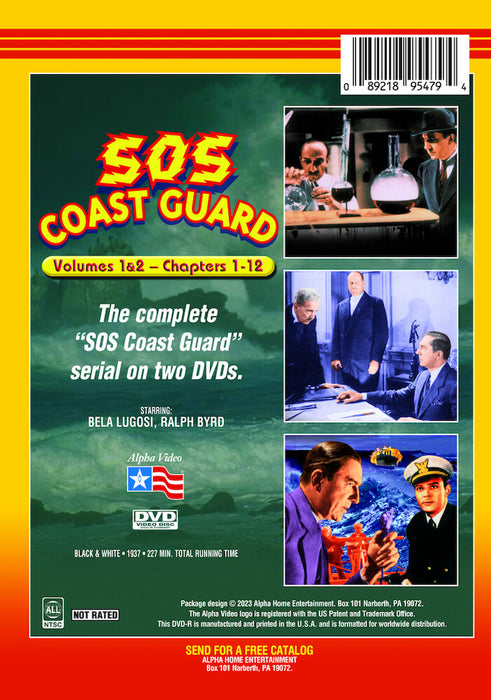 SOS Coast Guard (MOD) (DVD Movie) - back cover art