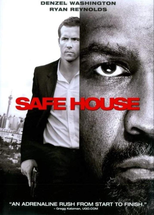 Safe House DVD - movie cover art