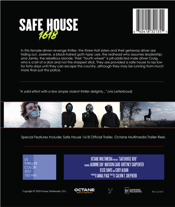 Safehouse 1618 (MOD) (BluRay Movie) - back cover art