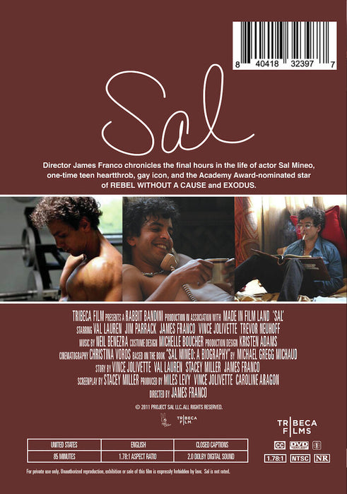 Sal (MOD) (DVD Movie) - back cover art