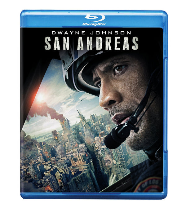 San Andreas Blu-ray - movie cover art