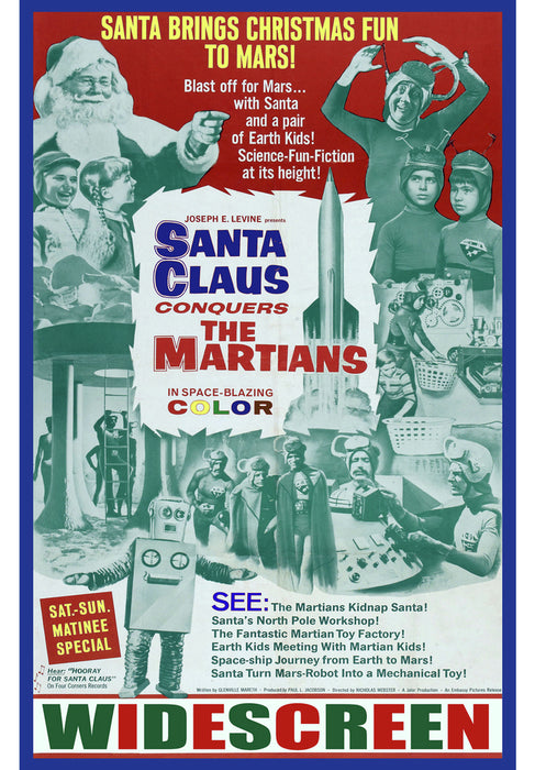 Santa Claus Conquers the Martians (MOD) (DVD Movie) - movie cover art