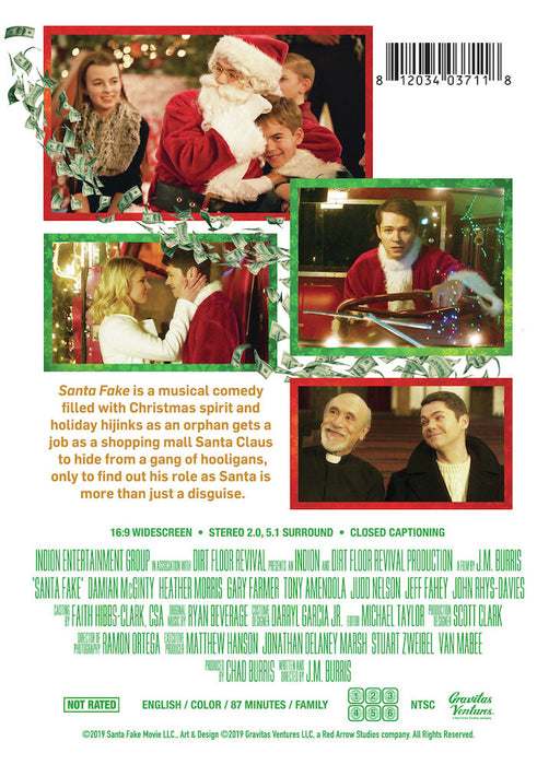 Santa Fake (MOD) (DVD Movie) - back cover art