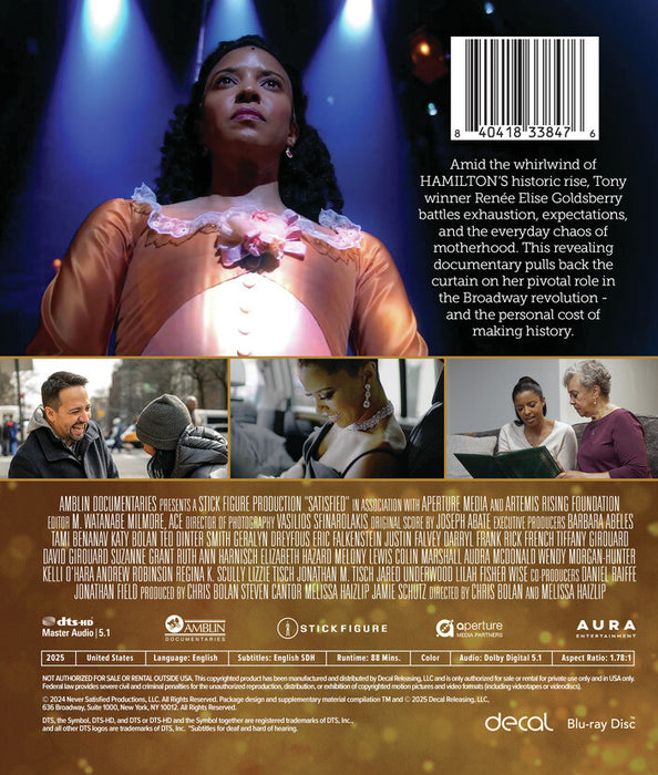 Satisfied (MOD) (BluRay Movie) - back cover art