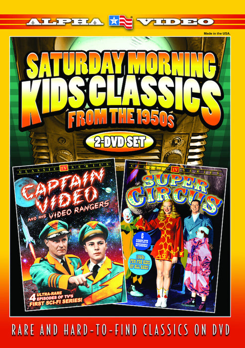 Saturday Morning Kids Classics from the 1950s (Captain Video and His Video Rangers / Super Circus) (MOD) (DVD Movie) - movie cover art
