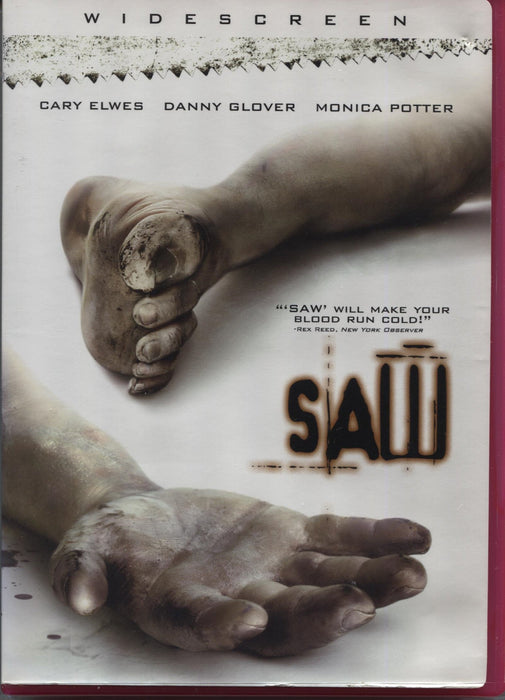 Saw DVD - movie cover art